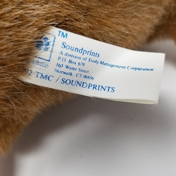 Groundhog Plush Soundprints 1992 Stuffed Animal 90s Wildlife Realistic - Picture 12 of 16
